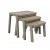 NESTING TABLES DARK TAUPE
